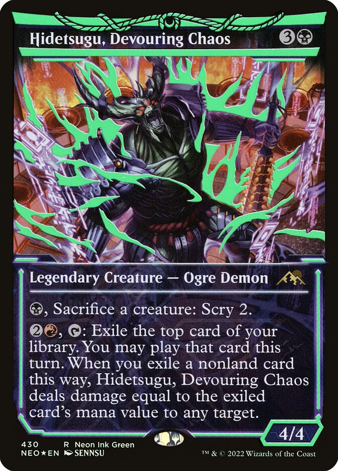 Hidetsugu, Devouring Chaos (430) - Kamigawa: Neon Dynasty (NEO)