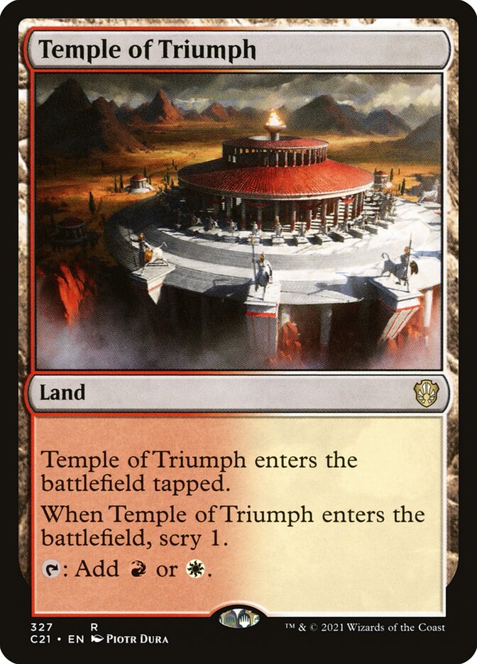 Temple of Triumph (327) - Commander 2021 (C21)