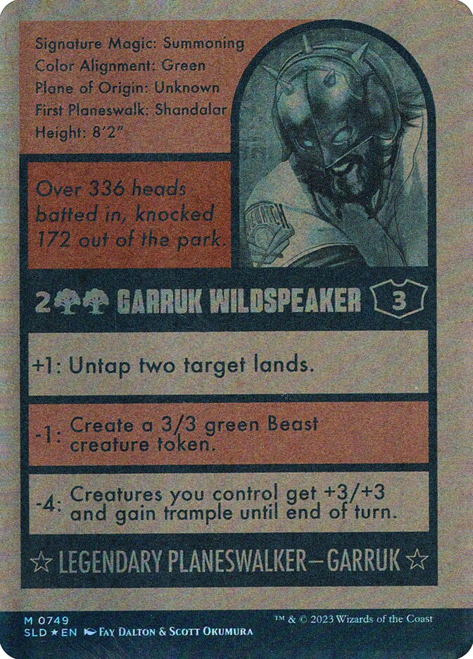 Garruk Wildspeaker // Garruk Wildspeaker (749) - Secret Lair Drop (SLD)