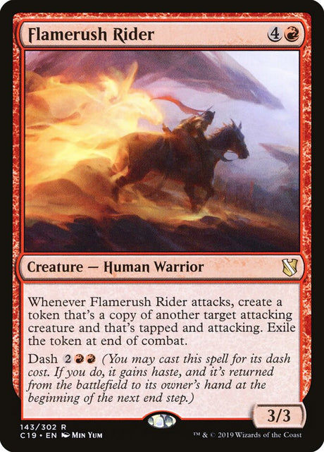 Flamerush Rider (143) - Commander 2019 (C19)