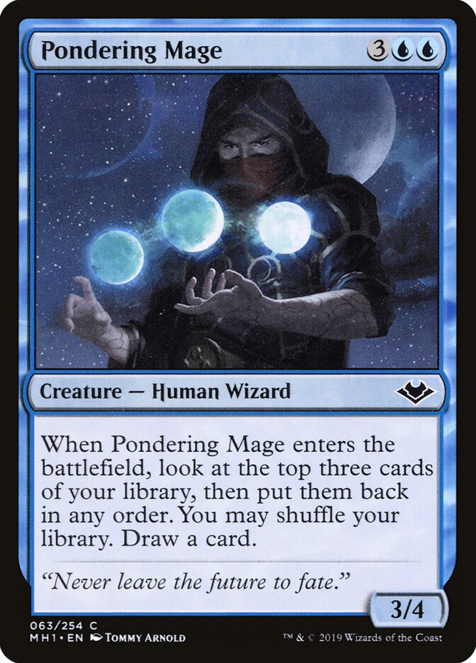 Pondering Mage (63) - Modern Horizons (MH1)