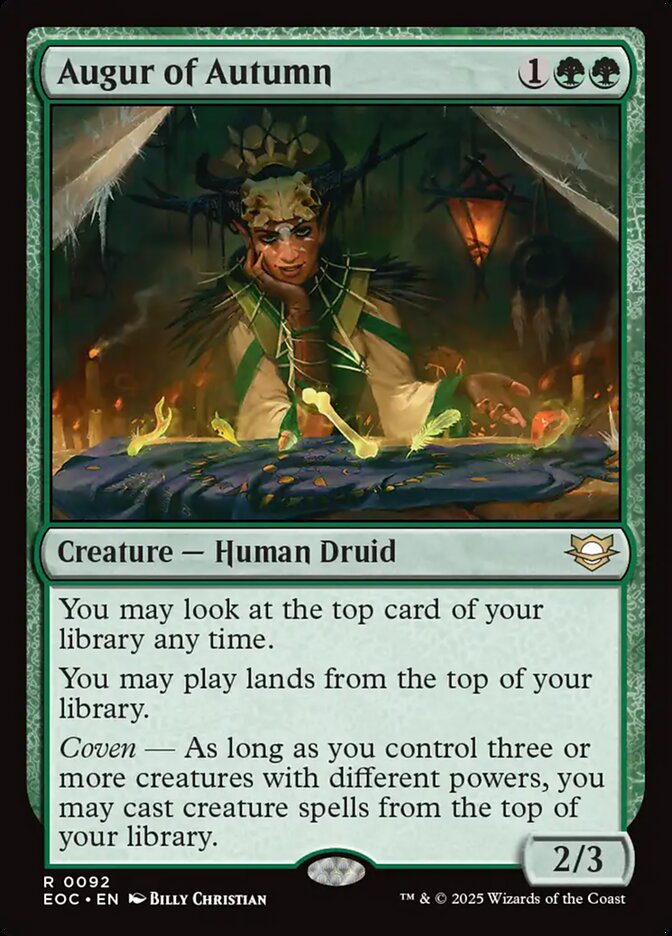 Augur of Autumn (92) - Edge of Eternities Commander (EOC)