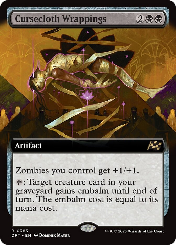 Cursecloth Wrappings - [Extended Art] Aetherdrift (DFT)