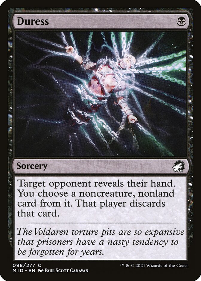 Duress (98) - Innistrad: Midnight Hunt (MID)