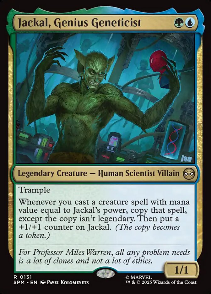 Jackal, Genius Geneticist (131) - [Foil] Marvel's Spider-Man (SPM)