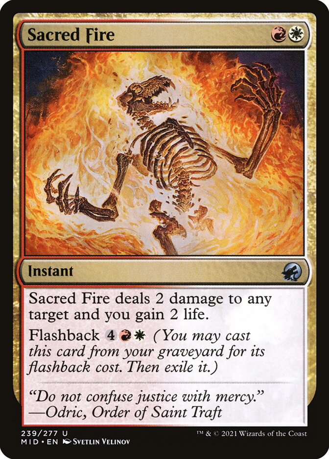 Sacred Fire (239) - Innistrad: Midnight Hunt (MID)