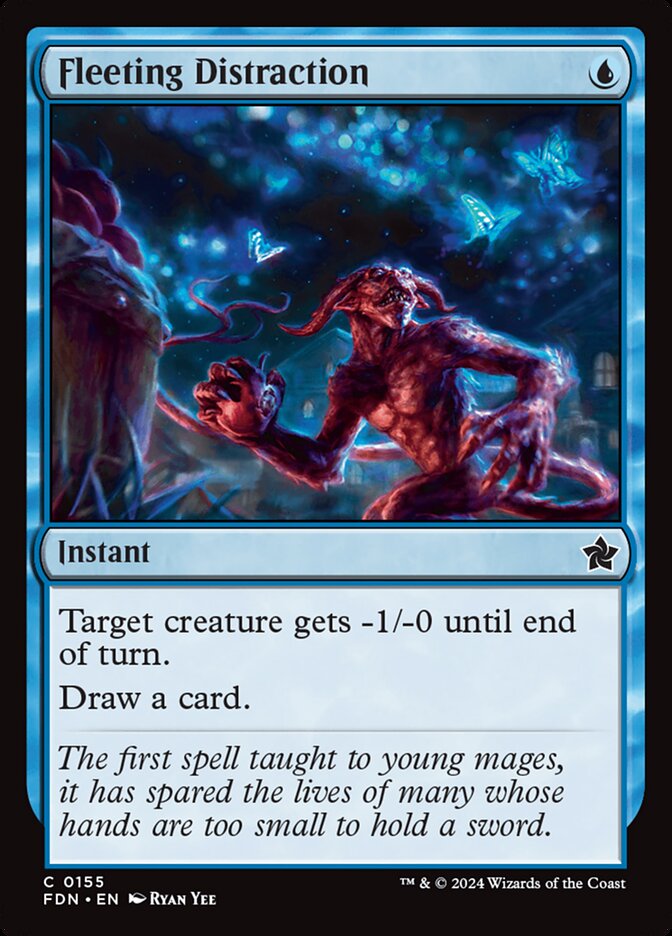 Fleeting Distraction - [Foil] Foundations (FDN)