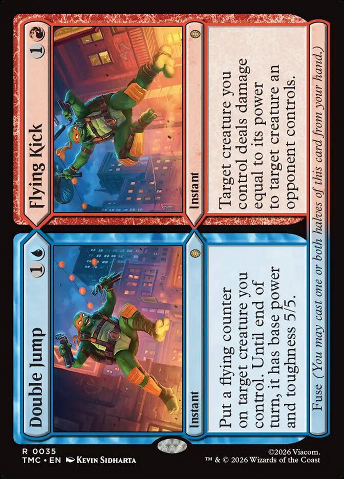 Double Jump // Flying Kick (35) - Teenage Mutant Ninja Turtles Eternal (TMC)