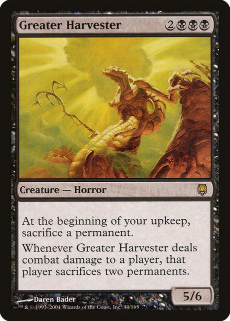 Greater Harvester (44) - Darksteel (DST)