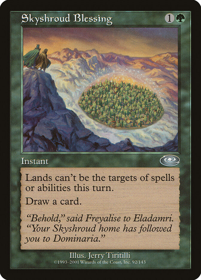 Skyshroud Blessing (92) - Planeshift (PLS)