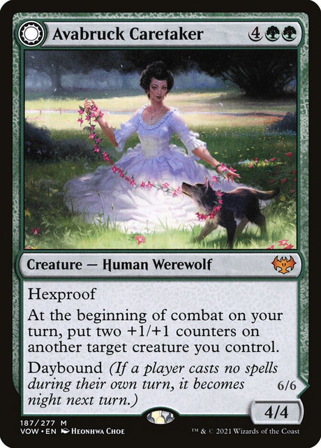 Avabruck Caretaker // Hollowhenge Huntmaster (187) - Innistrad: Crimson Vow (VOW)