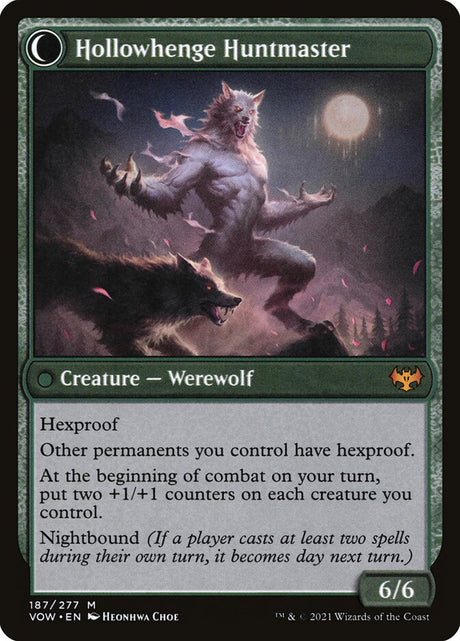 Avabruck Caretaker // Hollowhenge Huntmaster (187) - Innistrad: Crimson Vow (VOW)