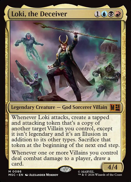 Loki, the Deceiver (86) - Marvel Super Heroes Commander (MSC)