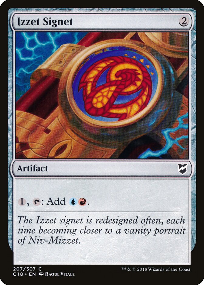 Izzet Signet (207) - Commander 2018 (C18)