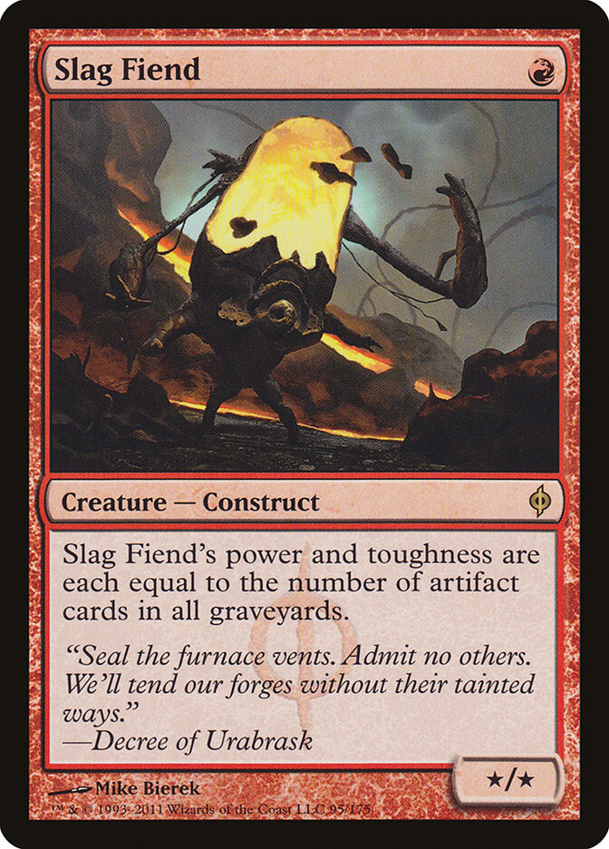 Slag Fiend (95) - New Phyrexia (NPH)