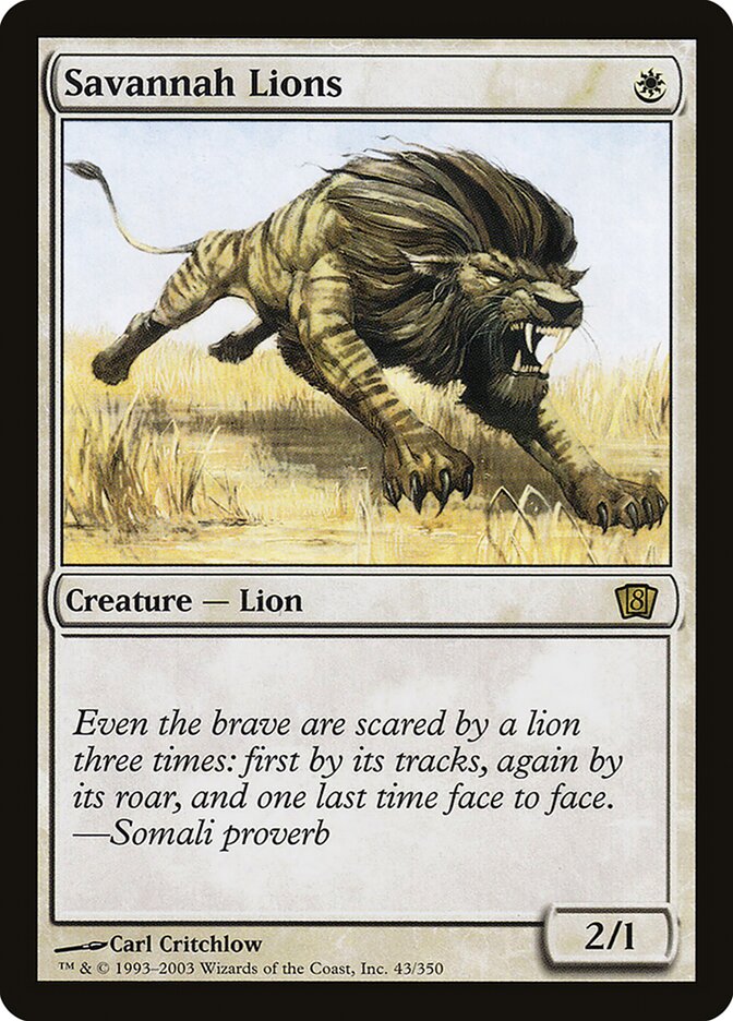 Savannah Lions (43) - Eighth Edition (8ED)