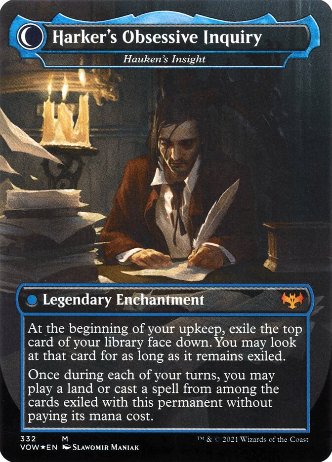 Jonathan Harker - Jacob Hauken, Inspector // Hauken's Insight (332) - Innistrad: Crimson Vow (VOW)