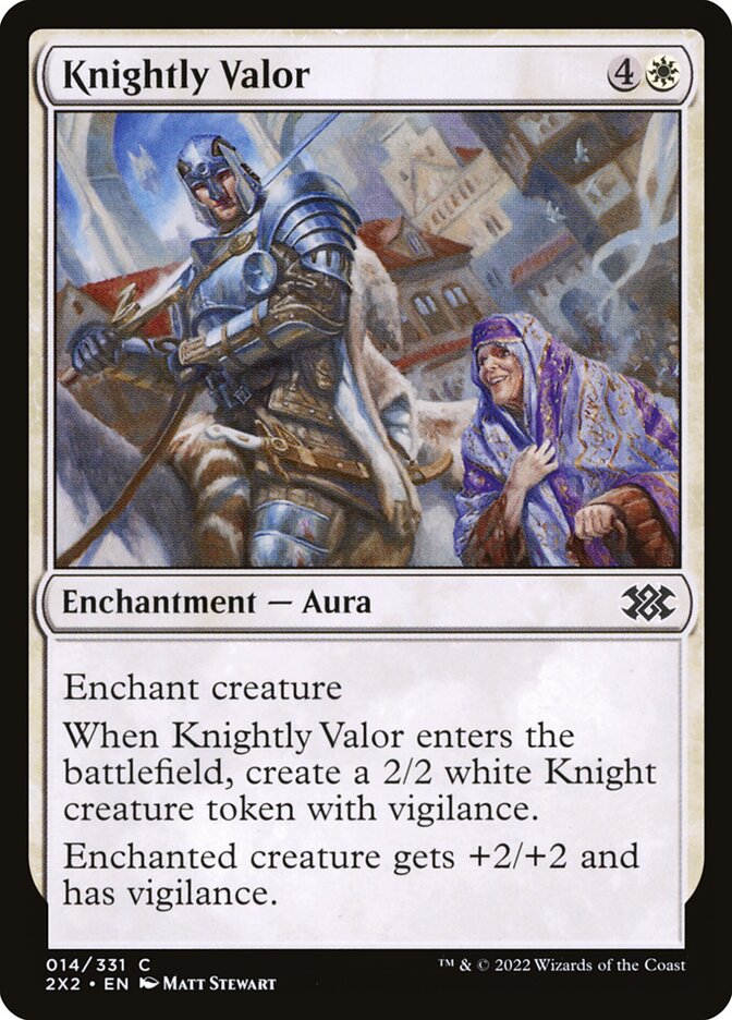 Knightly Valor (14) - Double Masters 2022 (2X2)