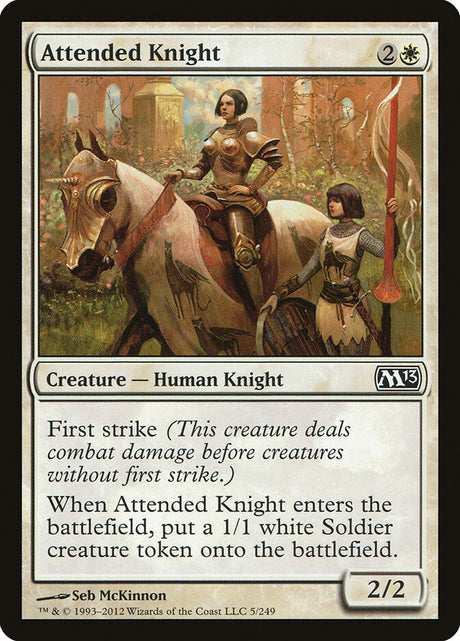 Attended Knight (5) - Magic 2013 (M13)
