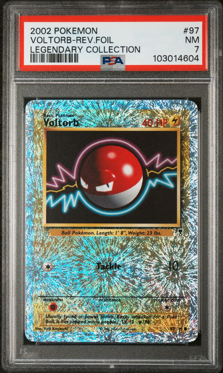 Voltorb #97 - [Reverse Holo, Graded PSA 7] Legendary Collection