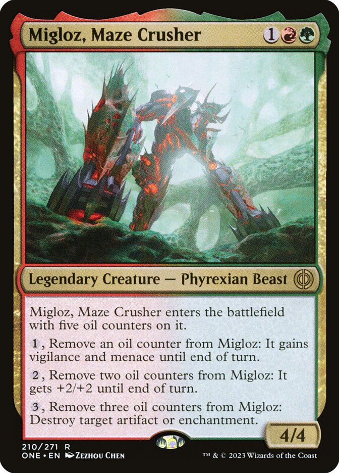 Migloz, Maze Crusher (210) - Phyrexia: All Will Be One (ONE)
