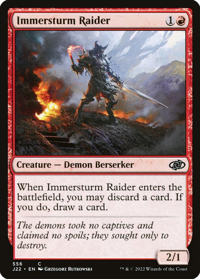 Immersturm Raider (556) - Jumpstart 2022 (J22)