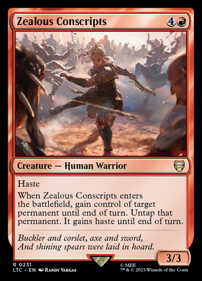Zealous Conscripts (231) - Tales of Middle-earth Commander (LTC)