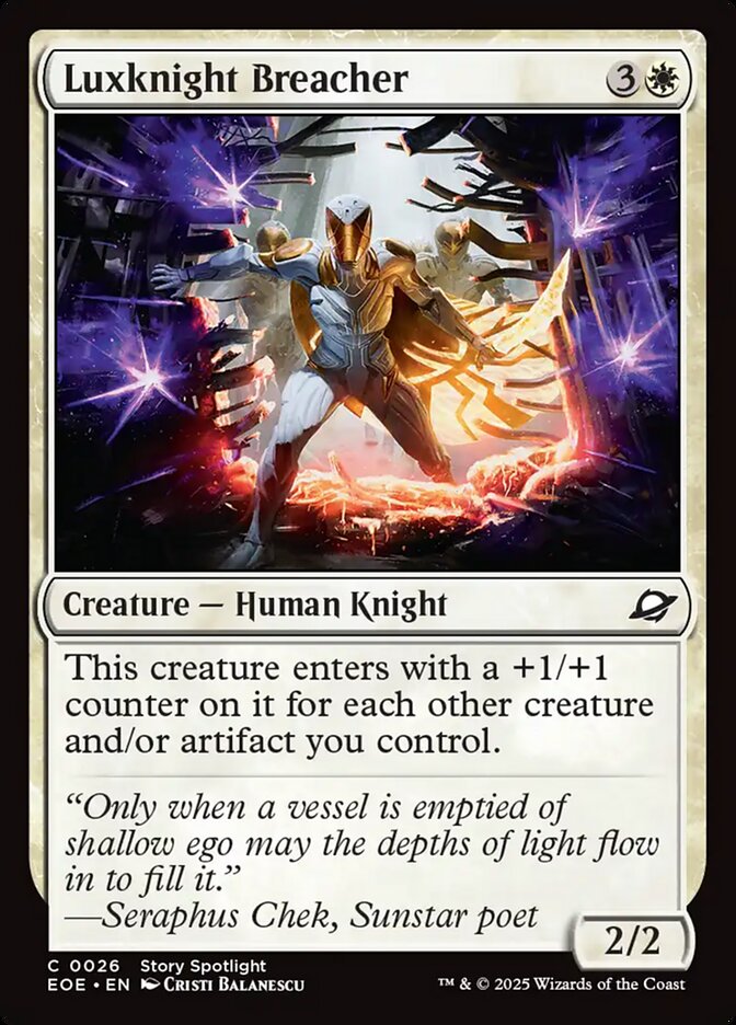 Luxknight Breacher (26) - Edge of Eternities (EOE)