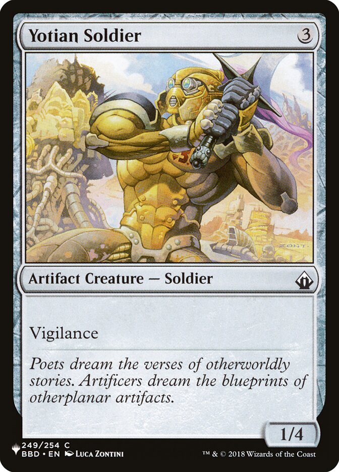 Yotian Soldier - The List (PLST)