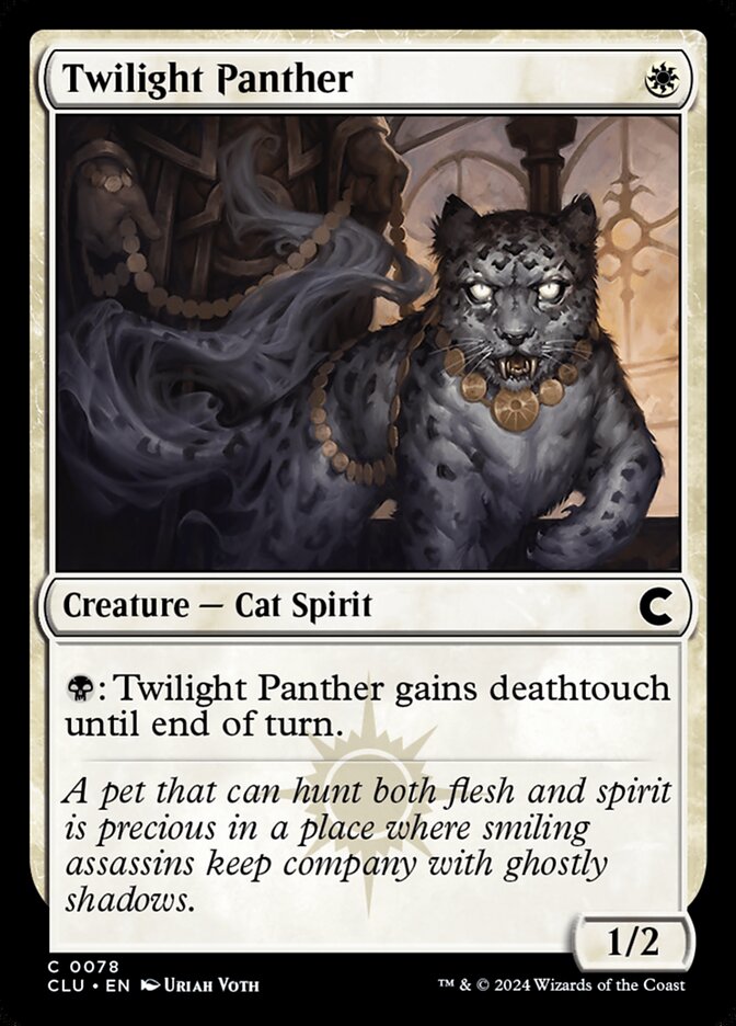 Twilight Panther (78) - Ravnica: Clue Edition (CLU)