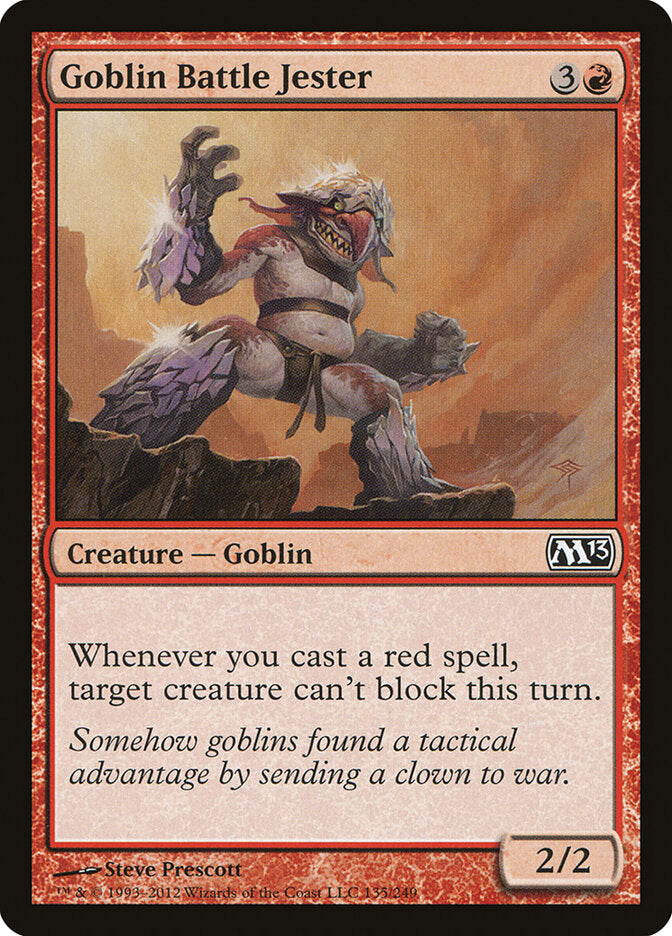 Goblin Battle Jester (135) - Magic 2013 (M13)