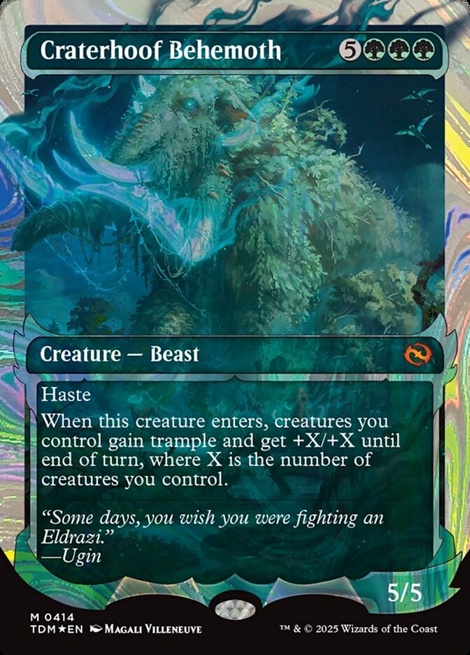 Craterhoof Behemoth (414) - Tarkir: Dragonstorm (TDM)
