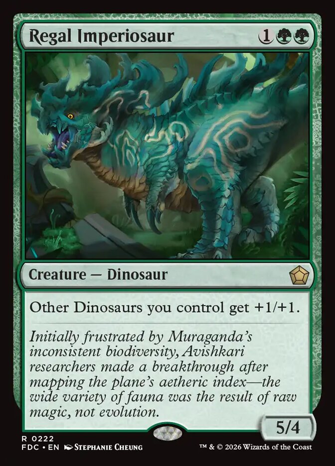 Regal Imperiosaur (222) - Foundations Commander (FDC)