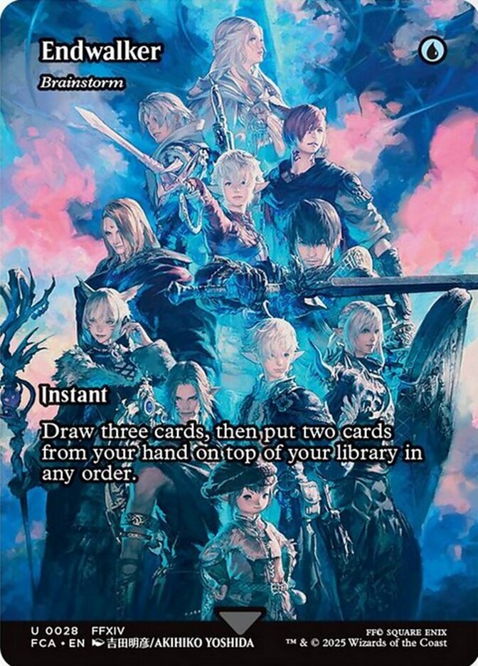 Endwalker - Brainstorm (28) - [Foil, Borderless] Final Fantasy: Through the Ages (FCA)