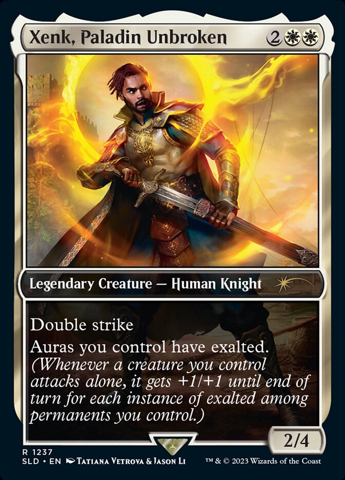 Xenk, Paladin Unbroken - Rashel, Fist of Torm (1237) - Secret Lair Drop (SLD)