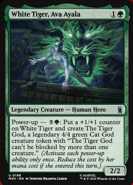 White Tiger, Ava Ayala (196) - Marvel Super Heroes (MSH)