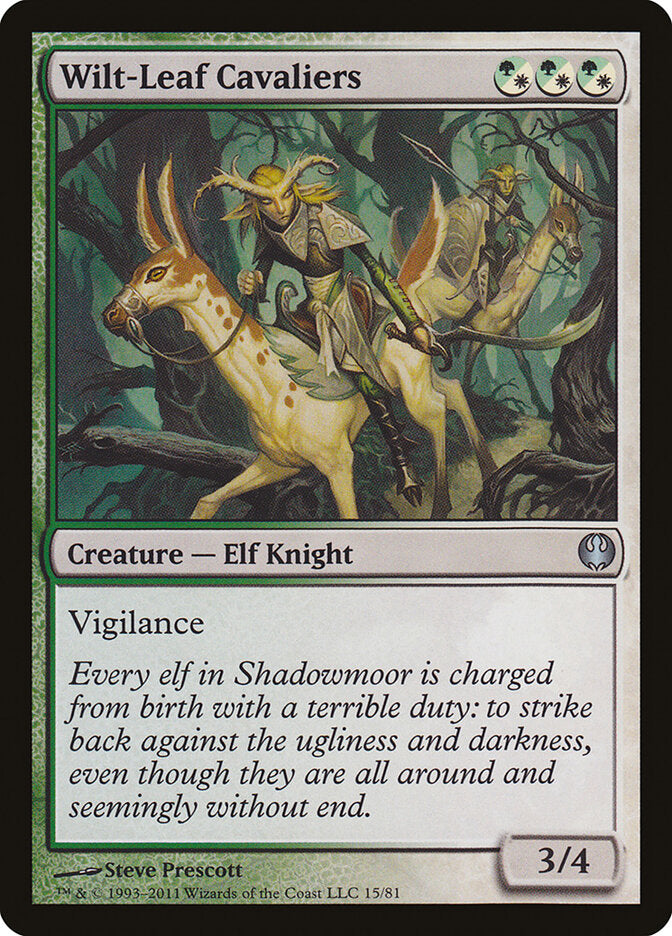 Wilt-Leaf Cavaliers (15) - Duel Decks: Knights vs. Dragons (DDG)
