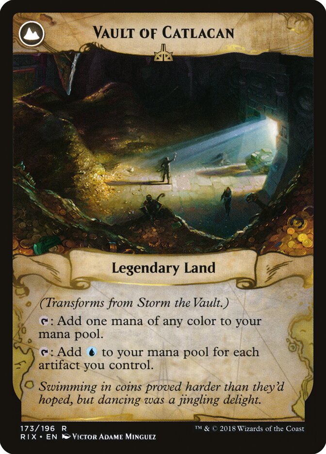 Storm the Vault // Vault of Catlacan (173) - Rivals of Ixalan (RIX)