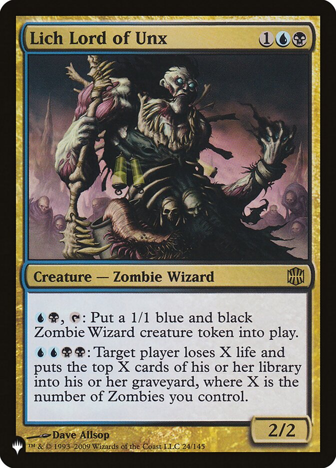 Lich Lord of Unx (ARB-24) - The List (PLST)