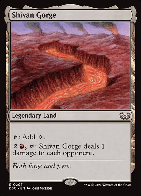 Shivan Gorge (297) - Duskmourn: House of Horror Commander (DSC)