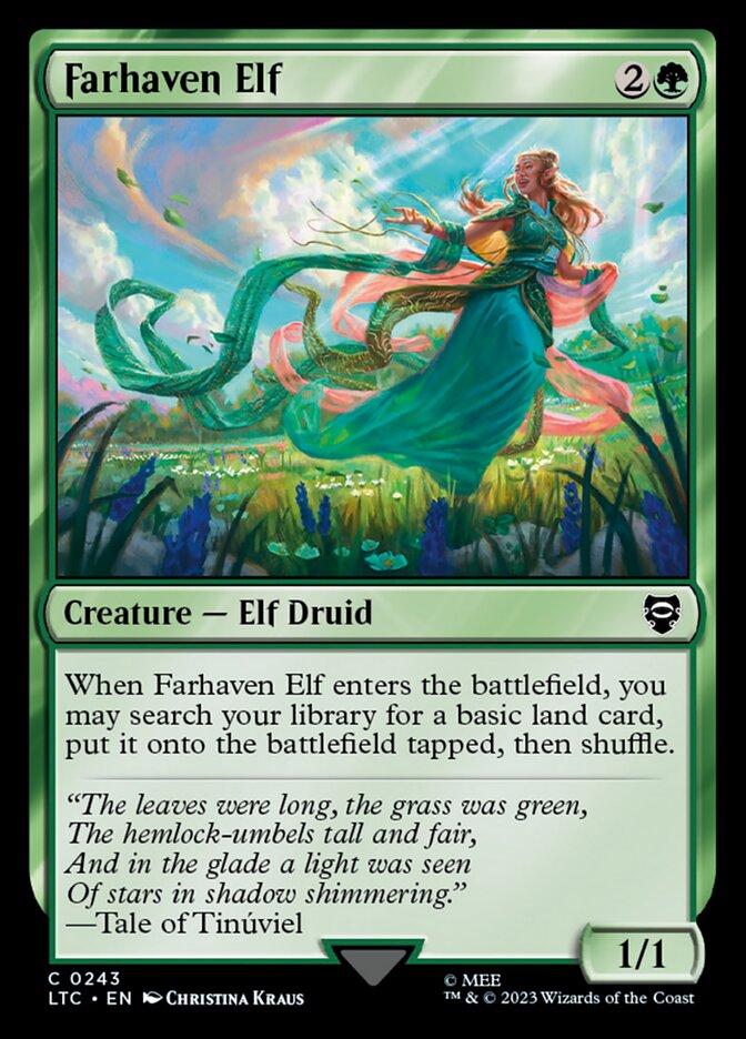 Farhaven Elf (243) - Tales of Middle-earth Commander (LTC)