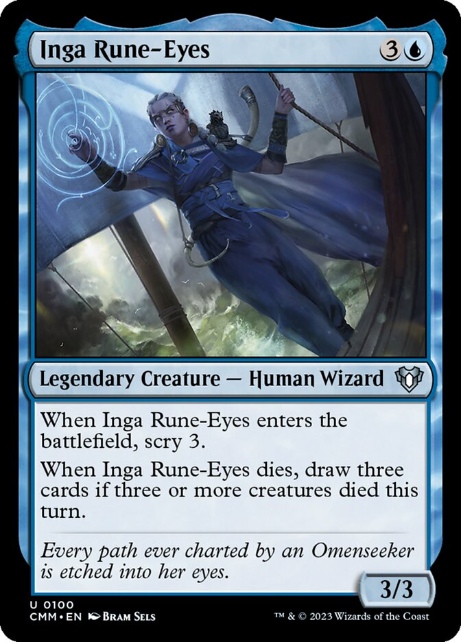 Inga Rune-Eyes (100) - Commander Masters (CMM)