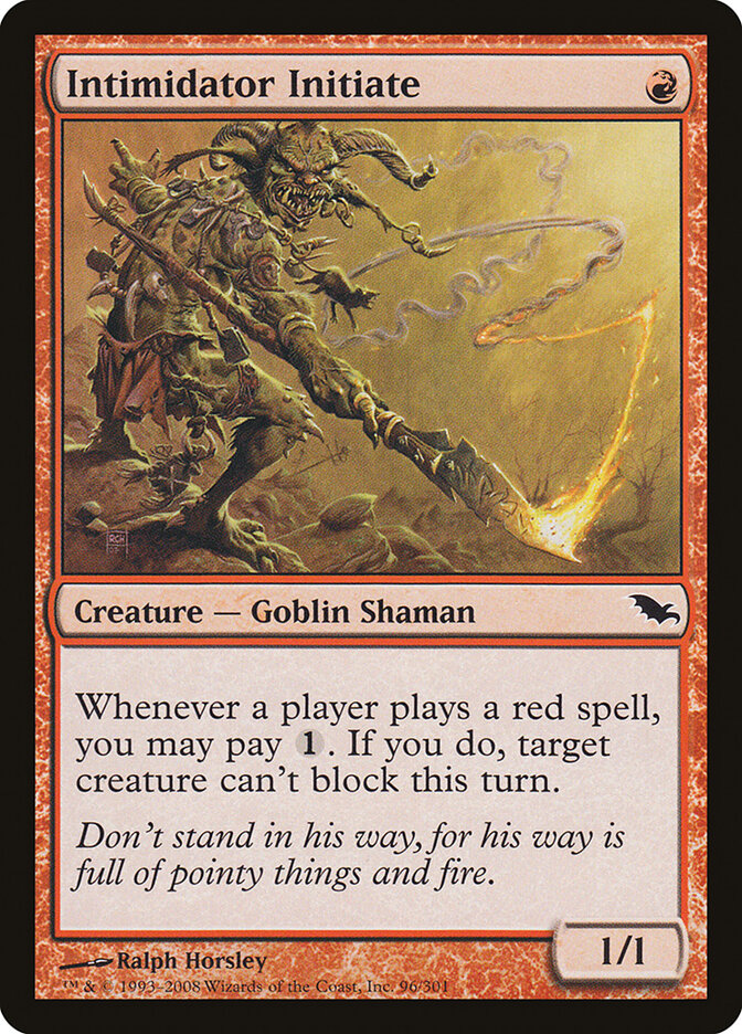 Intimidator Initiate (96) - Shadowmoor (SHM)