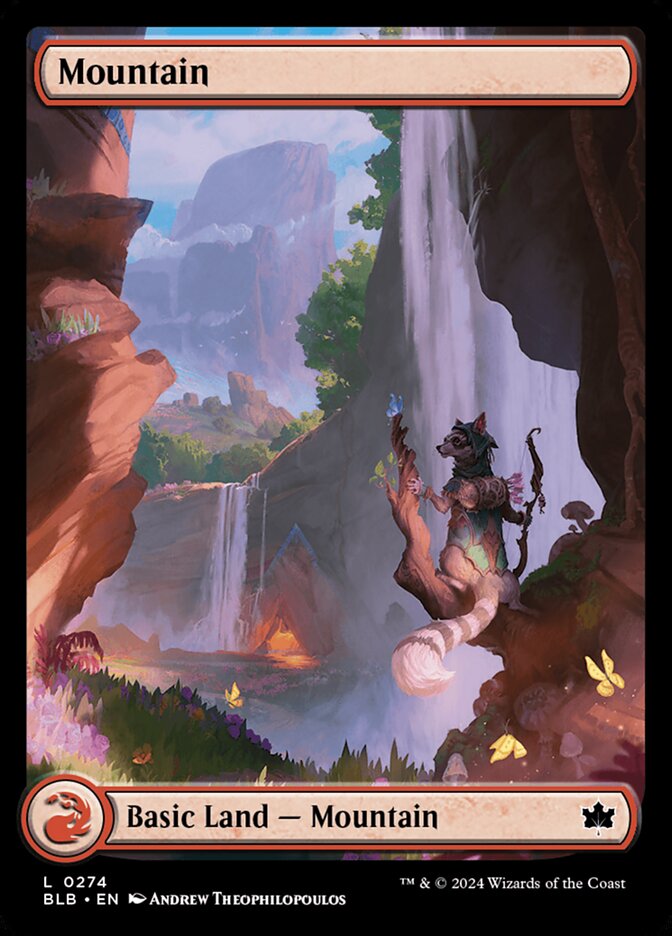 Mountain (274) - [Full Art] Bloomburrow (BLB)