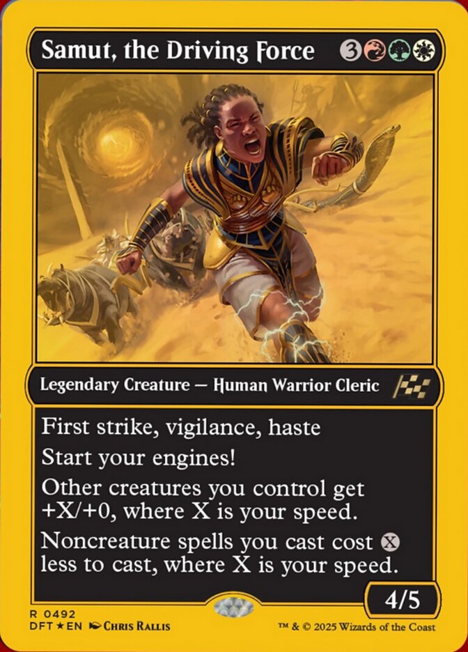 Samut, the Driving Force - [First Place Foil] Aetherdrift (DFT)