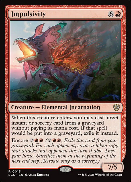 Impulsivity (13) - Lorwyn Eclipsed Commander (ECC)