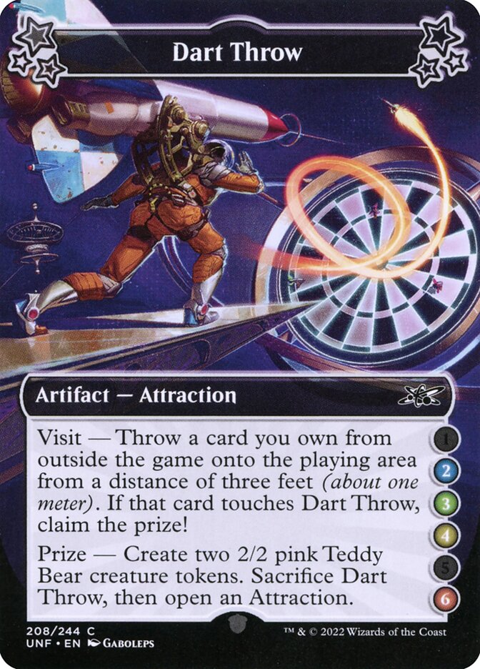 Dart Throw (208a) - Unfinity (UNF)