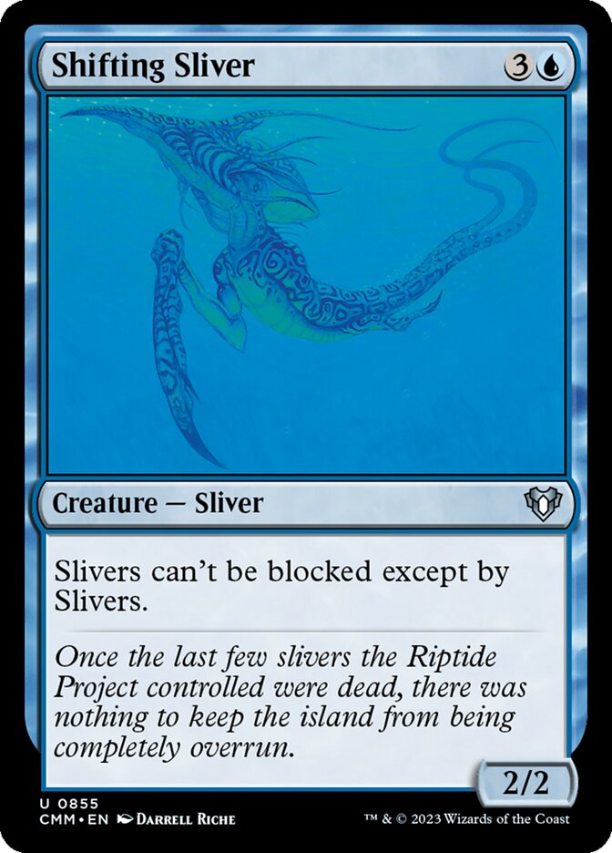 Shifting Sliver (855) - Commander Masters (CMM)