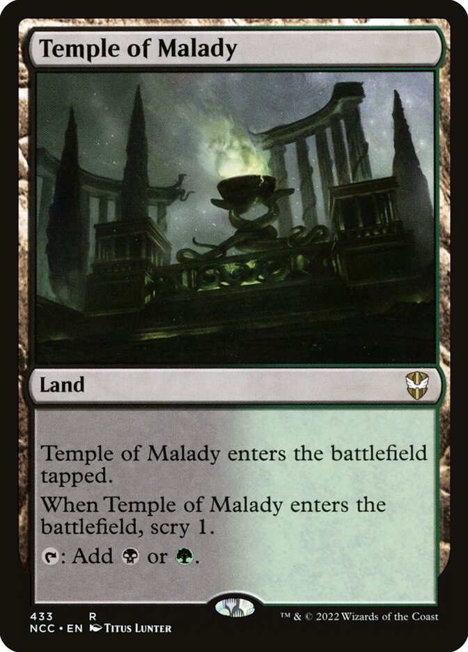 Temple of Malady (433) - New Capenna Commander (NCC)
