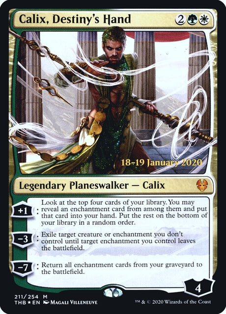 Calix, Destiny's Hand (211s) - Theros Beyond Death Promos (PTHB)